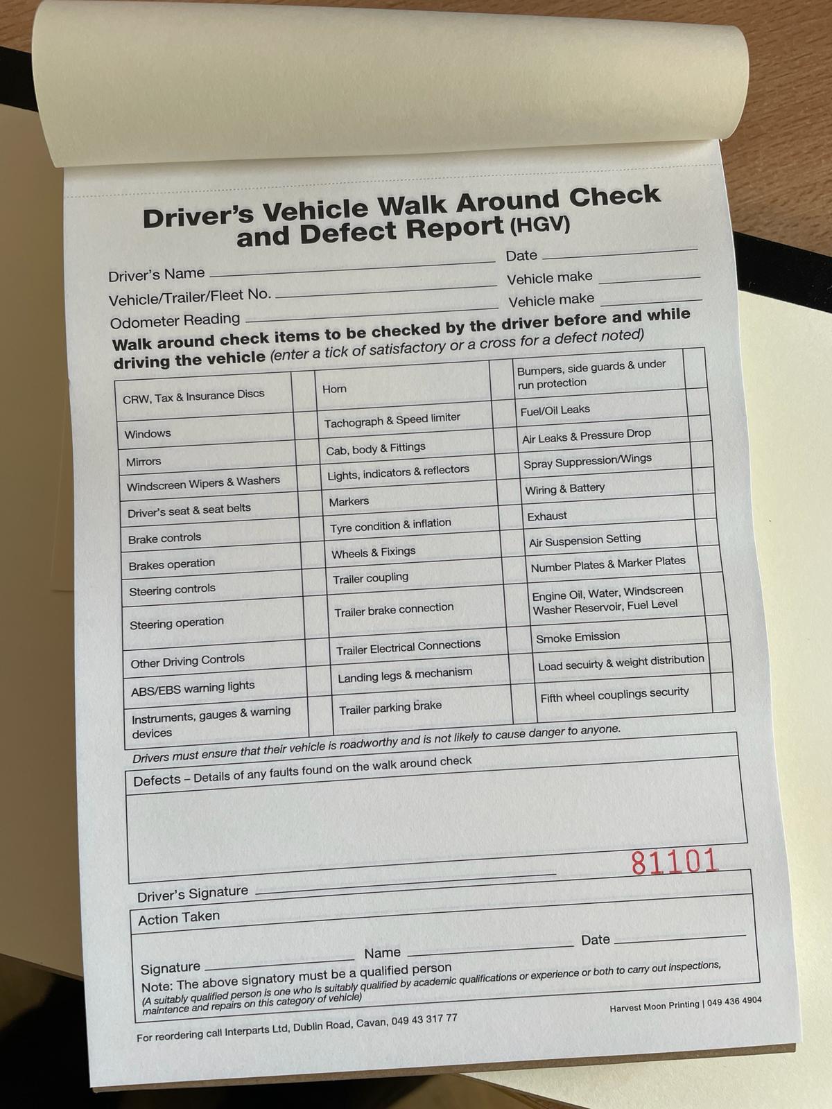 Vehicle Defect Document HGV Defect Book – Interparts