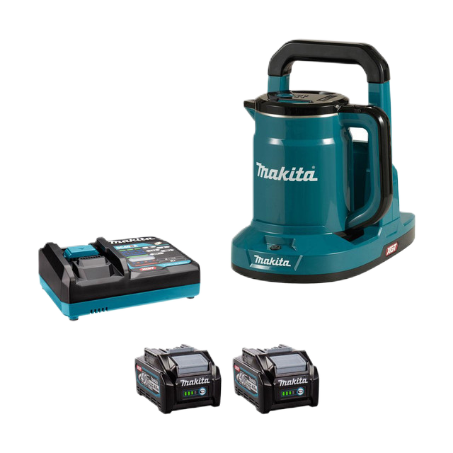40V Max XGT Cordless Kettle With 2X 2.5Ah Battery And Dc40Ra Charger