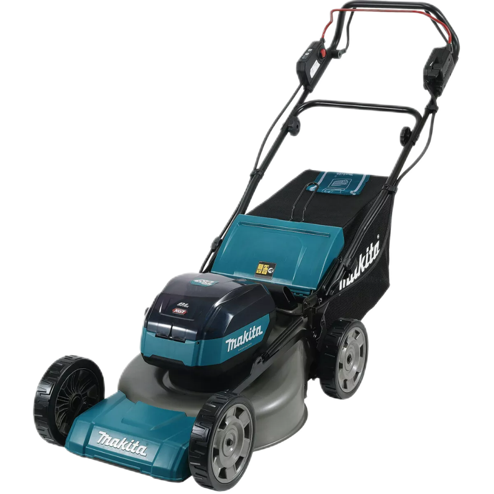 40V MAX XGT BRUSHLESS LAWNMOWER 48CM WITH 2X 5.0AH BATTERY AND DC40RB CHARGER