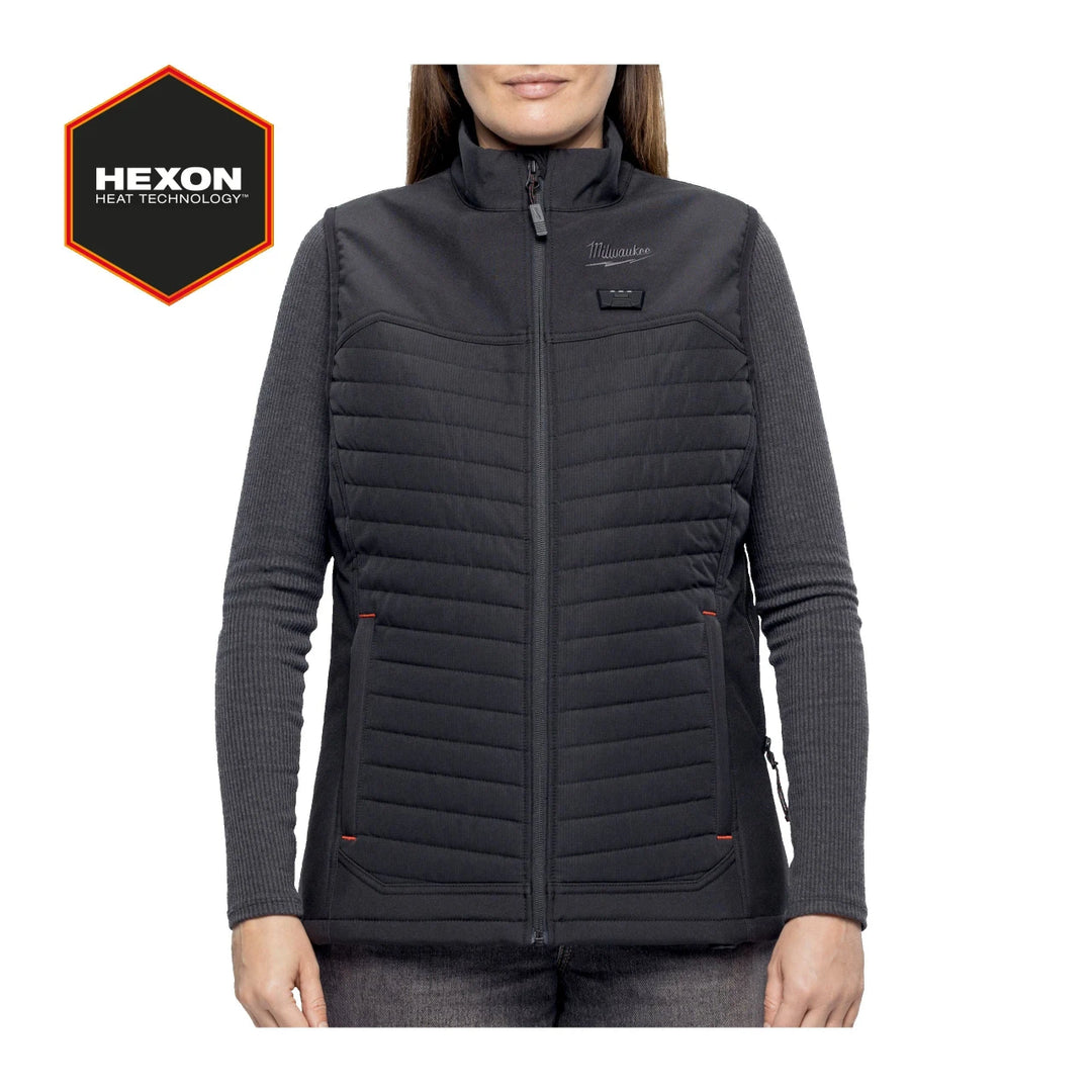 Milwaukee M12 Hexon Heated Puffer Vest Ladies - Gilet - Black