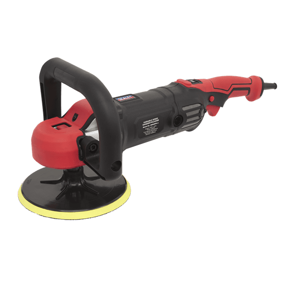 Sander/Polisher Ø180mm Variable Speed 1400W/230V & FREE General-Purpose Gravity Feed Touch-Up Spray Gun - 1mm Set-Up
