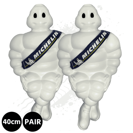 Michelin Man Mascot Pair