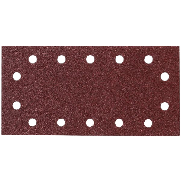 Orbital Velcro Sanding Sheet 1/2 Punched 115mm x 229mm 100G 10 Pack