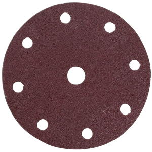 Velcro Red Abrasive Disc for Paint 150mm 40G 10 Pack