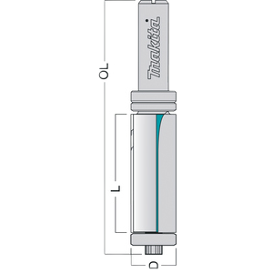 Double Guide Trimmer TCT 90 19mm x 50mm 1/2 1 pc