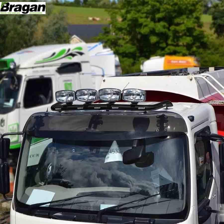 Roof Light Bar B - BLACK + Clamps x4 + LEDs x7 For DAF CF Pre 2014 ...
