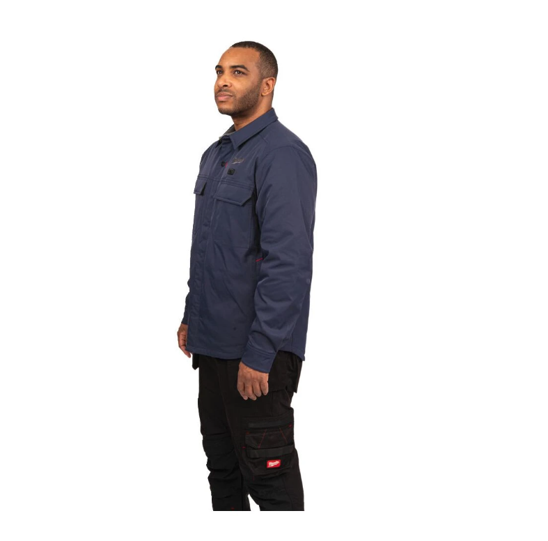 Milwaukee M12 Heated Shirt Jacket Blue