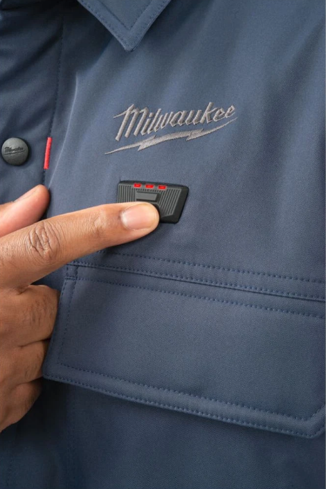 Milwaukee M12 Heated Shirt Jacket Blue