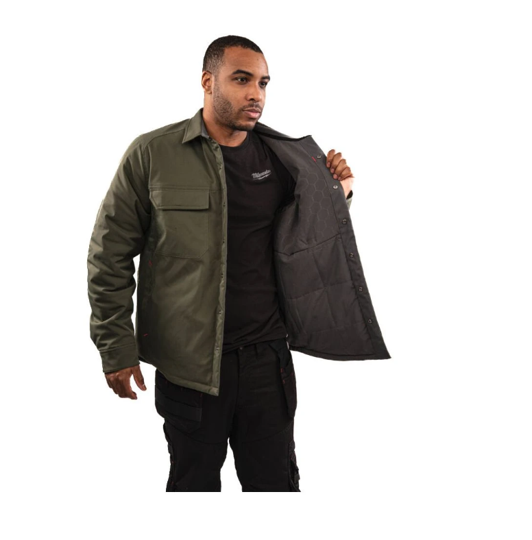 Milwaukee M12 Heated Shirt Jacket Green