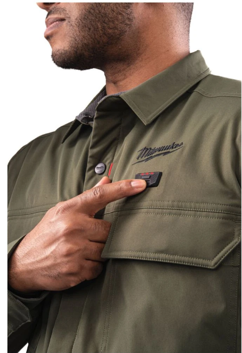 Milwaukee M12 Heated Shirt Jacket Green