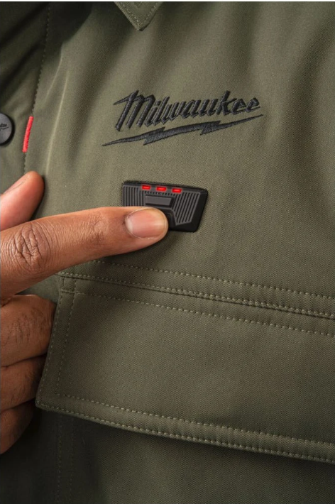 Milwaukee M12 Heated Shirt Jacket Green