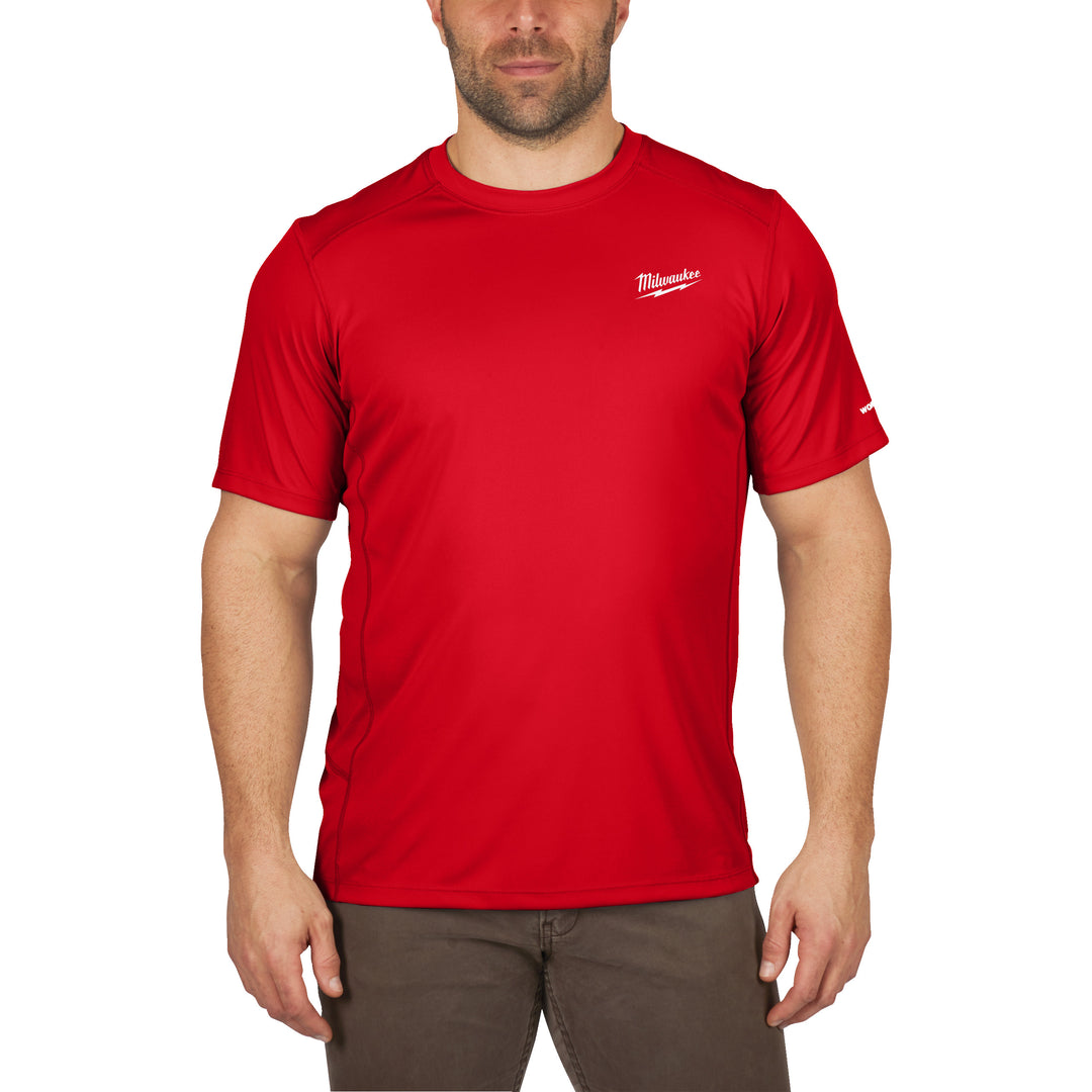 Red Short Sleeve Milwaukee T Shirt