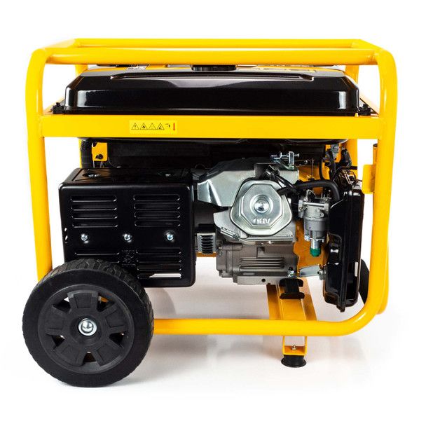 JCB 7.9kW / 9.8kVA Petrol Site Generator, 115V / 230V 15hp 457cc JCB Engine, Recoil & Electric Start – JCBG80