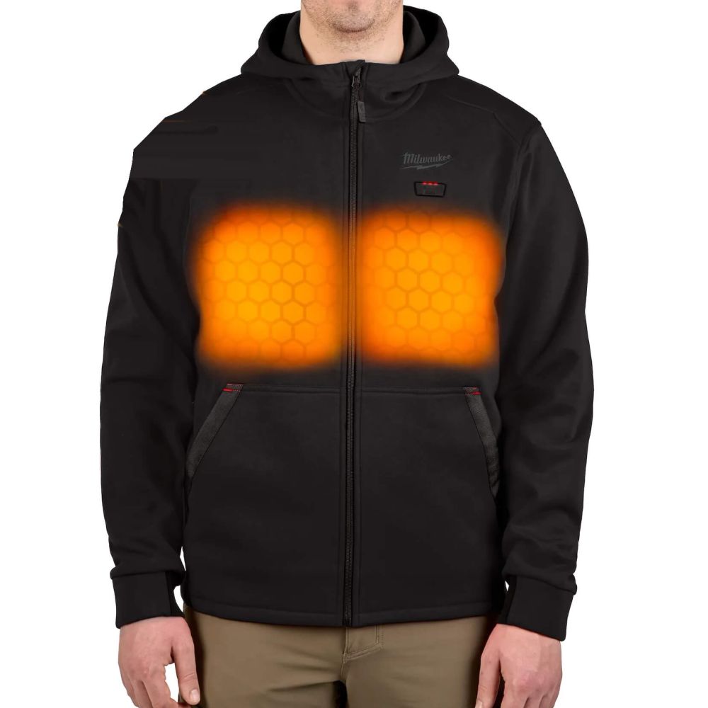 Milwaukee M12 Hexon Heated Black Hoodie