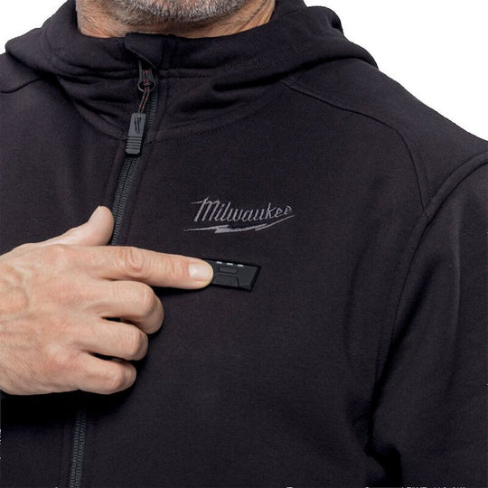 Milwaukee M12 Hexon Heated Black Hoodie