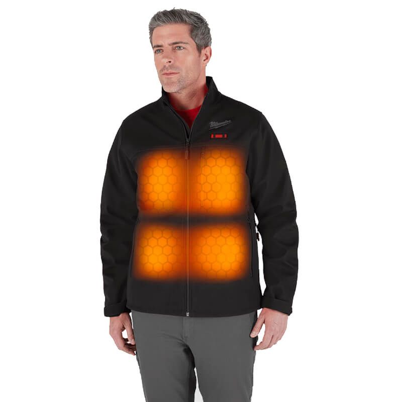 Milwaukee M12 Hexon Heated Black Work Jacket