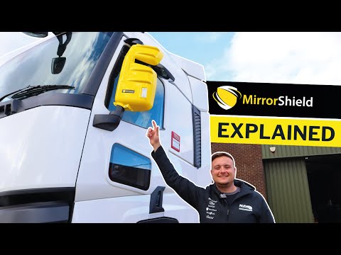DAF XB / XBC (NGT), Volvo FMX (2020 On-), Renault D Range (Apr 2024 On-) – Super Strong Mirror Guard / Protector (Pair)