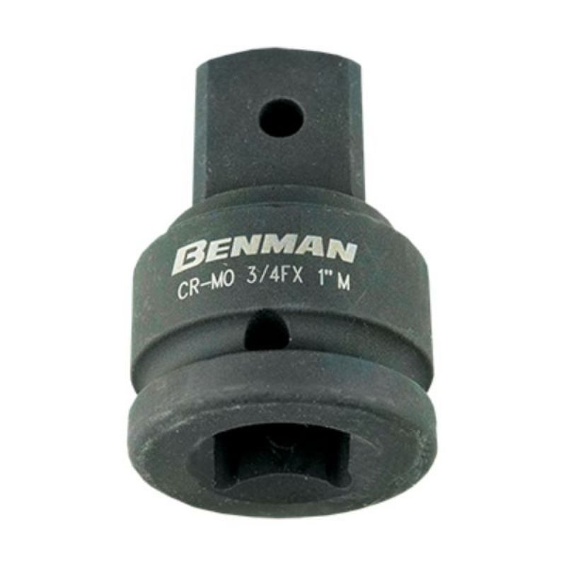 Impact Adaptor Black 3/4" F X 1" M Benman