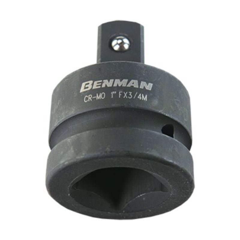 Impact Adaptor Black 1" F X 3/4" M Benman