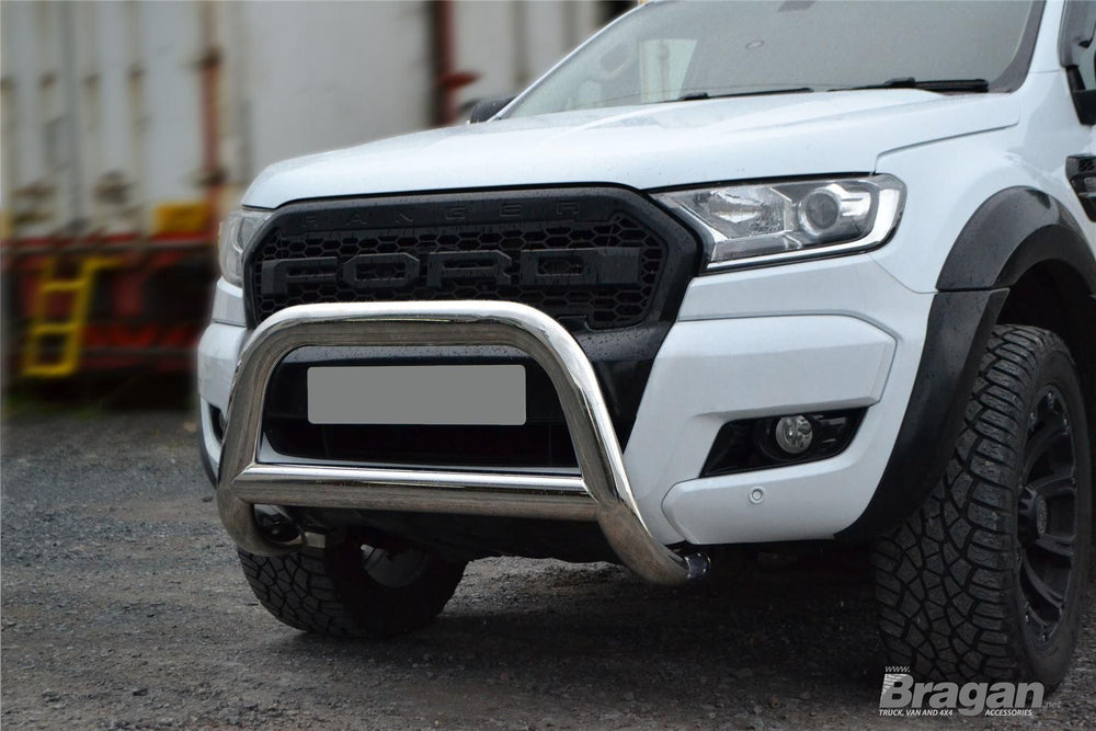 To Fit 2016+ Ford Ranger Low Bull Bar Abar EU / EC APPROVED