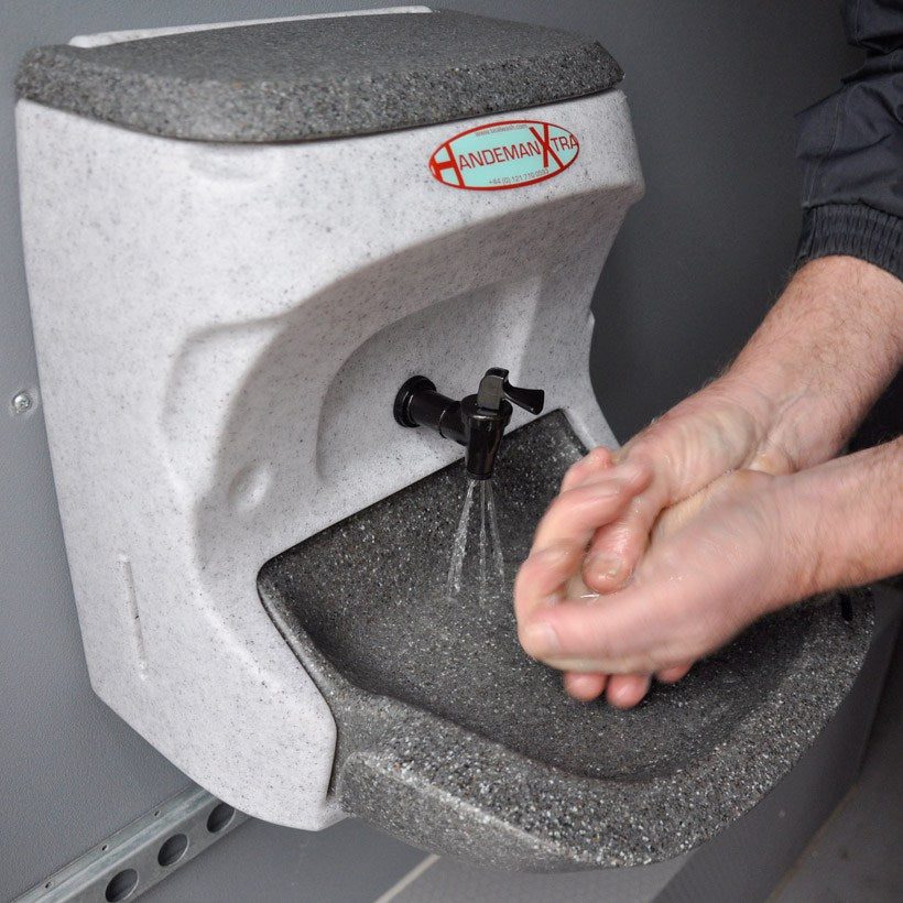 TEAL Handeman Xtra Hand Wash Station 24v for vehicles.