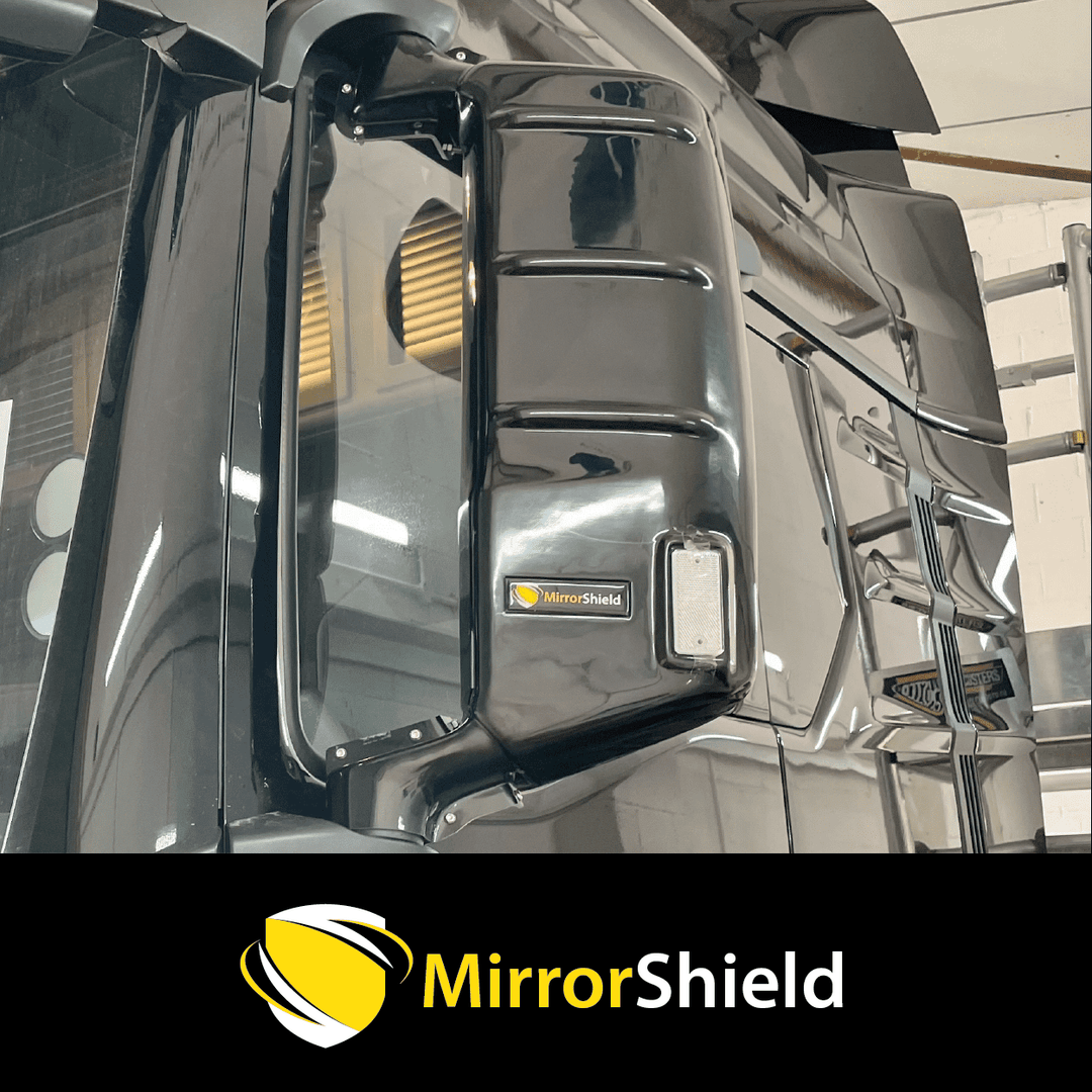MAN TG3 TGX GX/GM/GN Wide Cab 2020 on MirrorShield - Super Strong Mirror Guard / Protector Pair