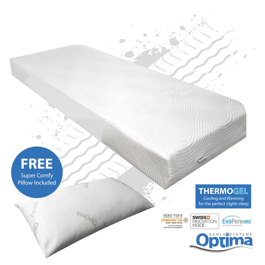 Premium Mattress, with ThermoGel to suit Mercedes Actros / Arocs MP4/5 GigaSpace Cabs, LHD or RHD