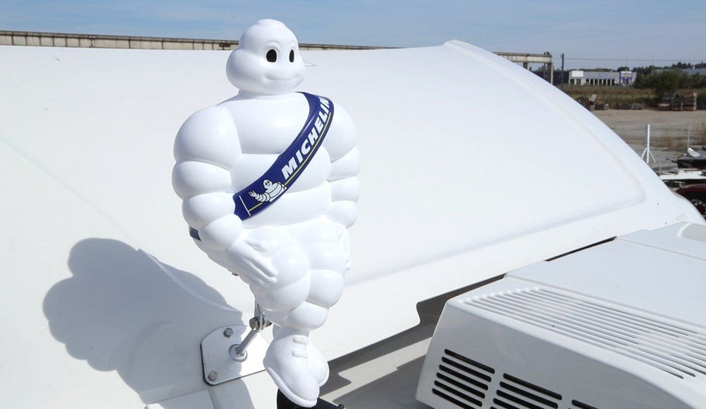 Michelin Man Mascot Pair