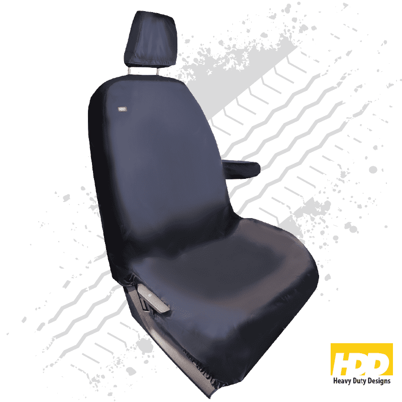 Heavy Duty Ford Transit Courier + Fiesta Driver Seat Cover 2019 + - Airbag Compatible