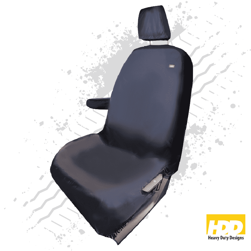 Heavy Duty Ford Transit Courier + Fiesta Single Passenger Seat Cover 2019 + - Airbag Compatible