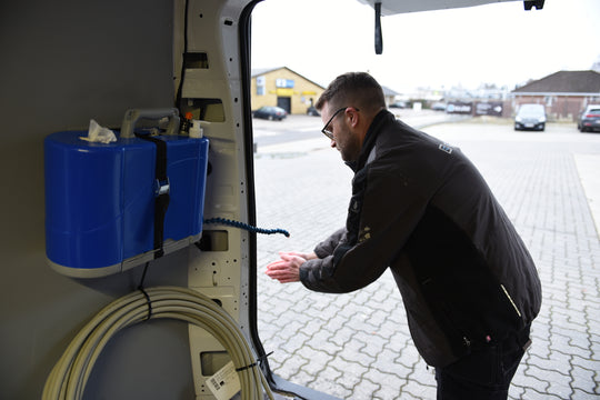 ShoulderSink - Portable Hand Wash Station for Trucks, Vans, Cars, Trailers, Work