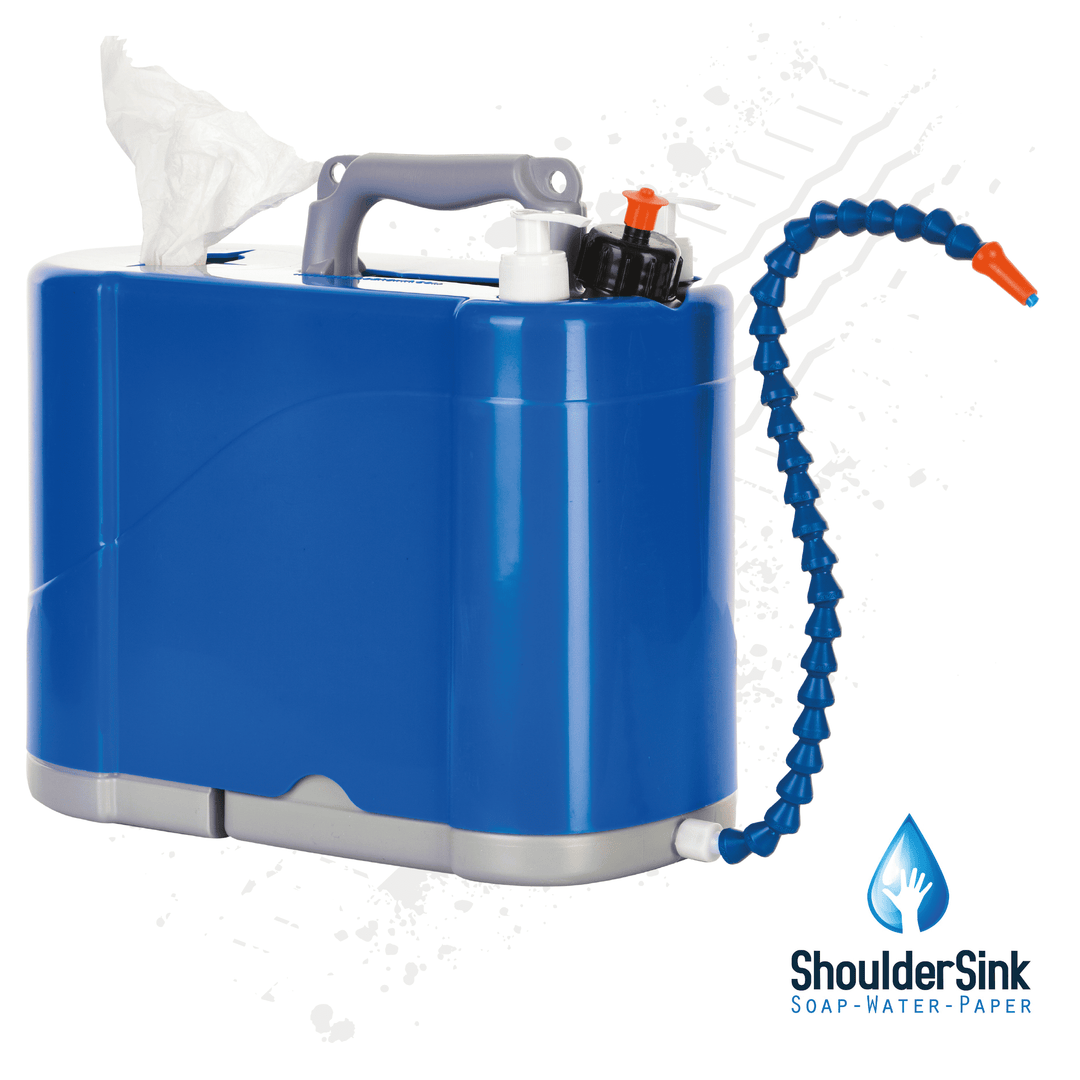 ShoulderSink - Portable Hand Wash Station for Trucks, Vans, Cars, Trailers, Work
