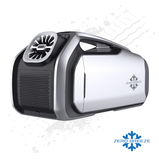 Zero Breeze Mark 2 Plus, Battery Powered, Air Conditioner. 12v/24v/240v, UK / EU - BACK IN STOCK SEPTEMBER 2022