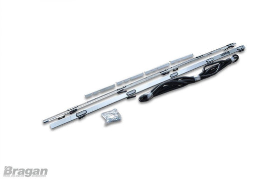 To Fit DAF XF 106 6x2 / 6x4 Side Bar Trims + LEDs