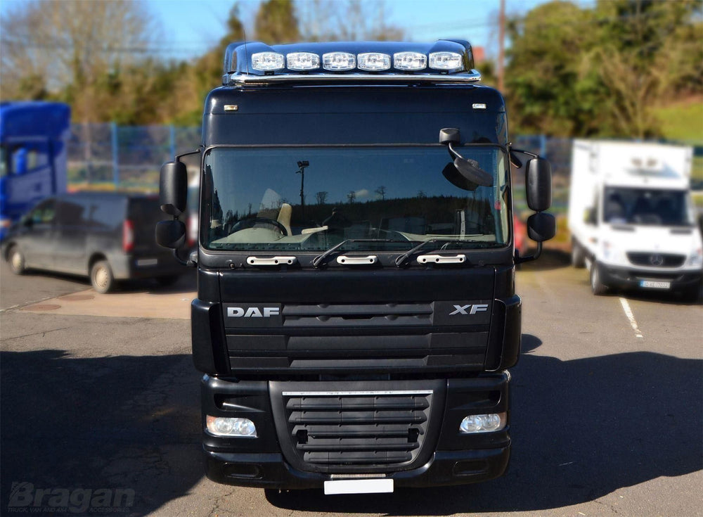 Roof Bar + Spots + LED + Amber Beacons + Air Horns + Clamps For DAF XF 105 Space