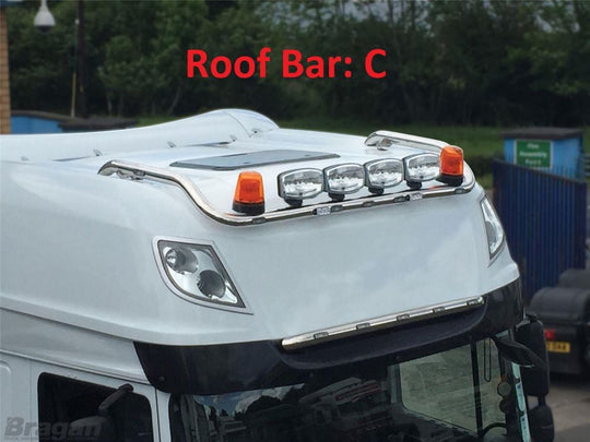 Roof Bar + LEDs + LED Bars + Beacons + Air Horns For DAF XF 106 2013+ SuperSpace